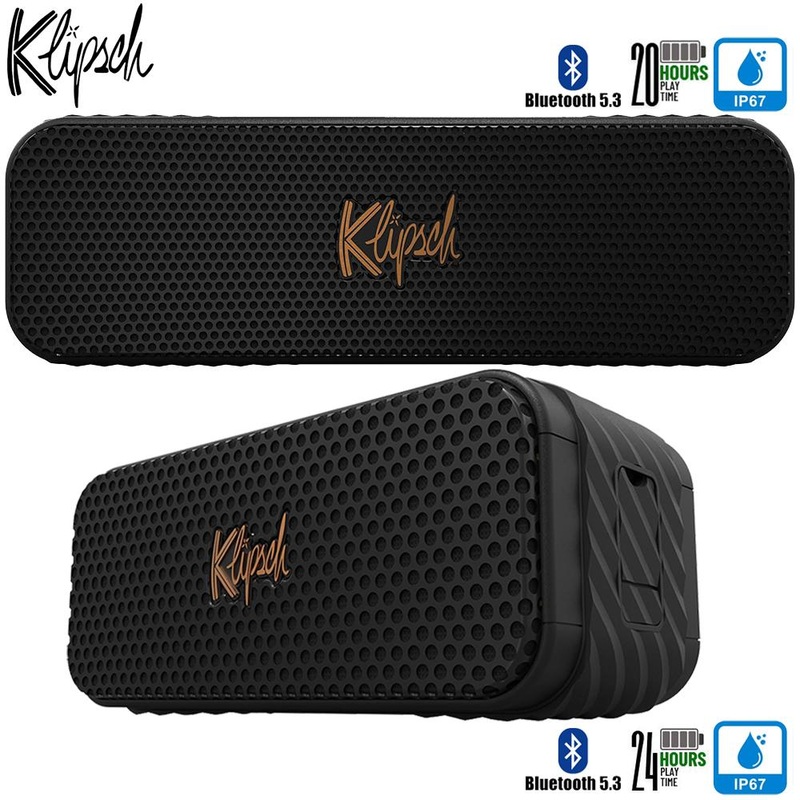 Klipsch Detroit Portable Bluetooth Speaker +Klipsch Nashville Portable Bluetooth Speaker
