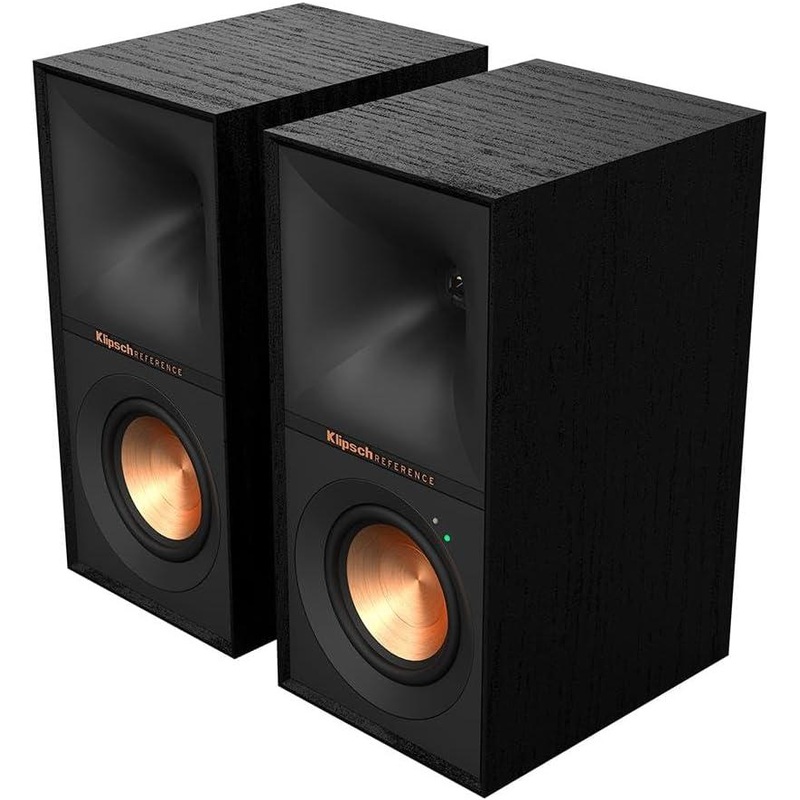 Klipsch Reference R-40PM 2-Way Active Wireless Bookshelf Speakers (Black, Pair)