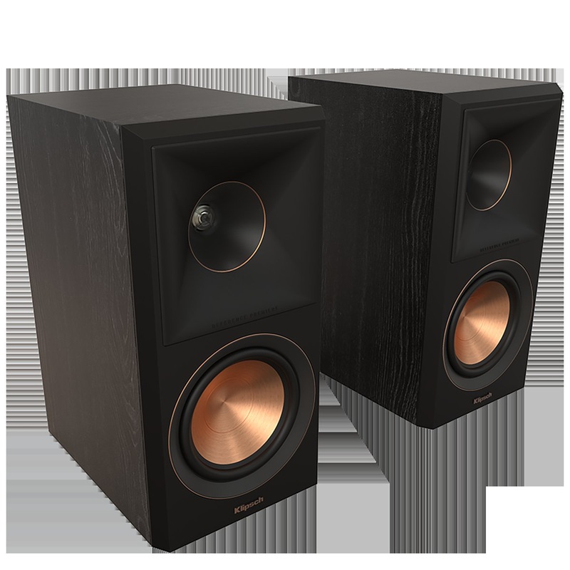 Klipsch RP-500M II Bookshelf Speakers - High-Fidelity Sound, Ebony (Pair)