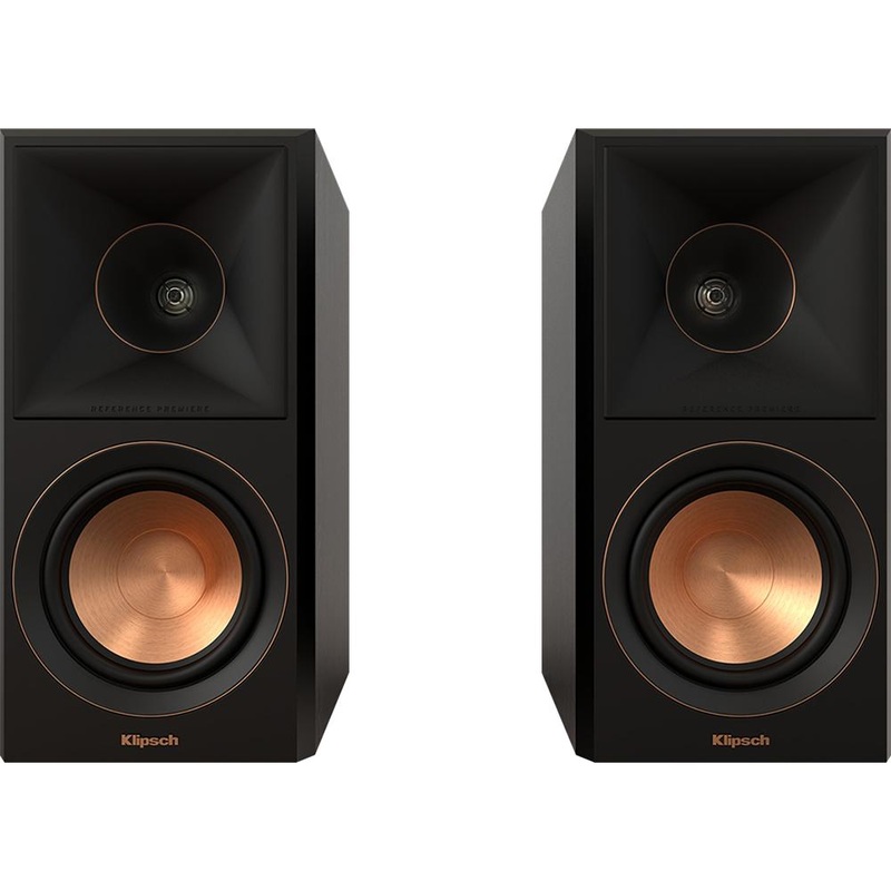 Klipsch RP-500M II Bookshelf Speakers - High-Fidelity Sound; Ebony (Pair) - Open Box