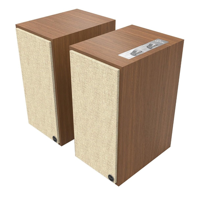 Klipsch The Sevens 6.5" Powered Speakers, Heritage Design, Bluetooth, Walnut (Pair)