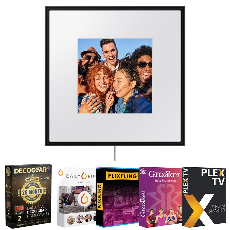 Samsung Photo Music Frame Smart Speaker Dolby ATMOS (2024) + 26 Month Protection Pack