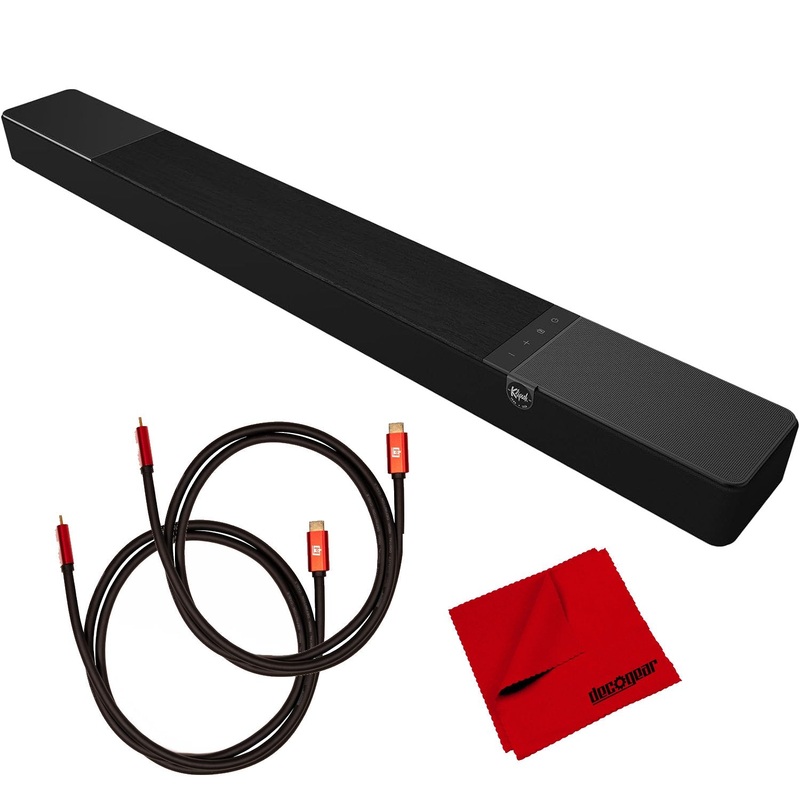 Klipsch Flexus CORE 200 3.1.2 Ch Dolby Atmos Sound Bar w/ Accessories Bundle