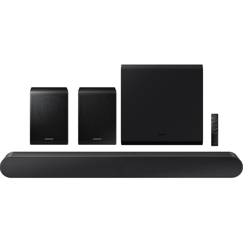 Samsung HW-S50B 3.0ch All-in-One Soundbar 2022 + Premium Woofer + Speaker Bundle