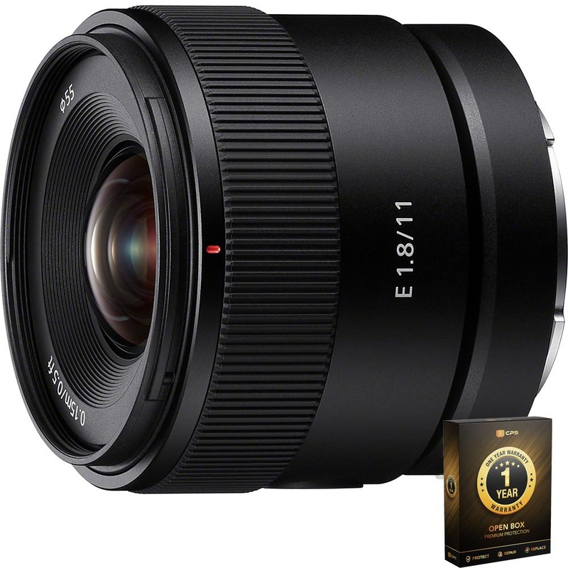 Sony E 11mm F1.8 Ultra-Wide-Angle Prime /APS-C Cameras OPEN BOX +1 Year Warranty Pack