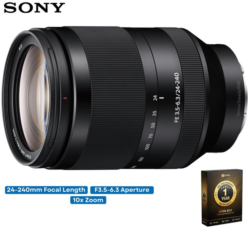 Sony FE 24-240mm F3.5-6.3 OSS E-mount Tele lens (OPEN BOX) with CPS 1 Year Warranty