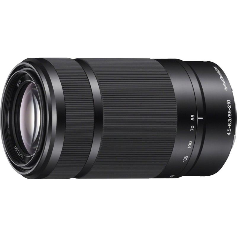 Sony SEL55210 - 55-210mm Zoom E-Mount Lens (Black) - Open Box
