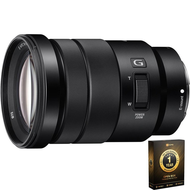 Sony SELP18105G E PZ 18-105mm f/4 G OSS Power Zoom Lens OPEN BOX +1Year Warranty Pack