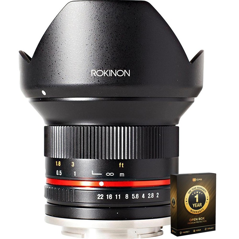 Rokinon 12mm F2.0 Ultra Wide Angle Lens for Sony (Open Box) with 1 Year Warranty