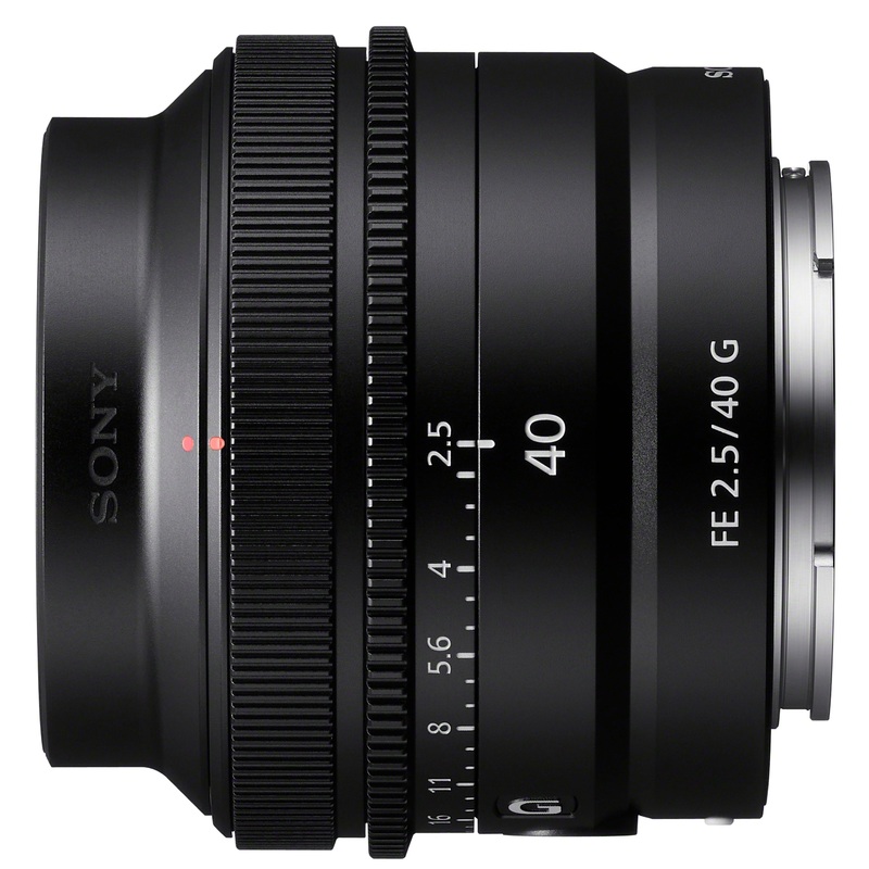 Sony FE 40mm F2.5 G Full Frame Ultra Compact Prime G Lens for E-Mount SEL40F25G