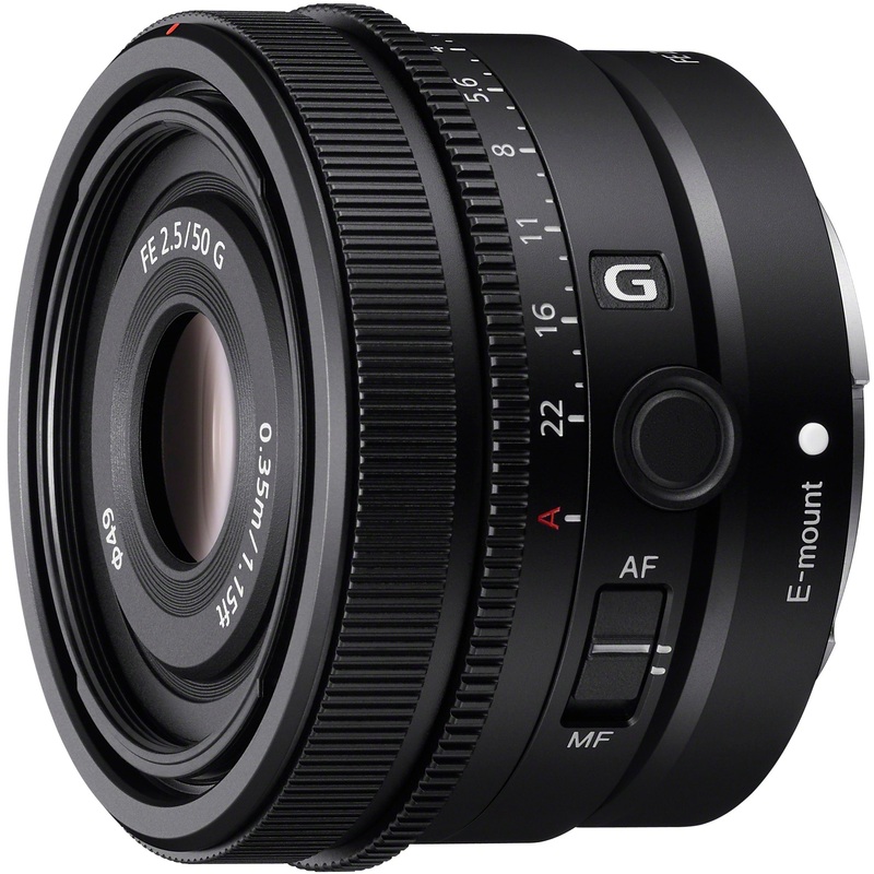 Sony FE 50mm F2.5 G Full Frame Ultra Compact Prime G Lens for E-Mount SEL50F25G