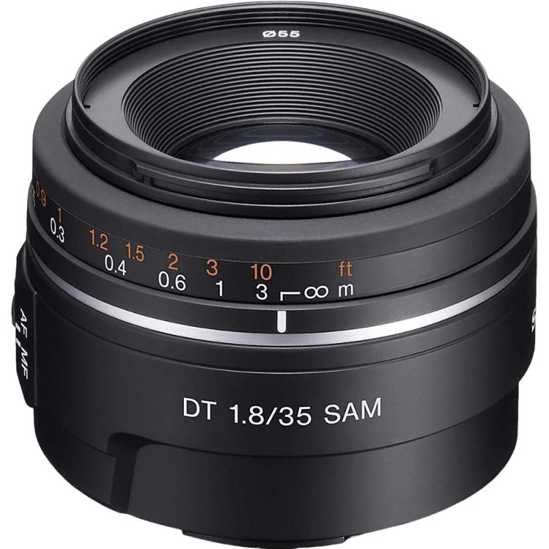 Sony SAL35F18 - DT 35mm f/1.8 SAM Lens for Sony Alpha DSLR's    OPEN BOX
