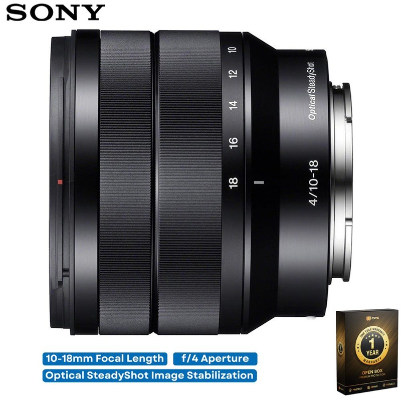 Sony SEL1018 10-18mm f/4 Wide-Angle Zoom Lens (OPEN BOX) with CPS 1 Year Warranty