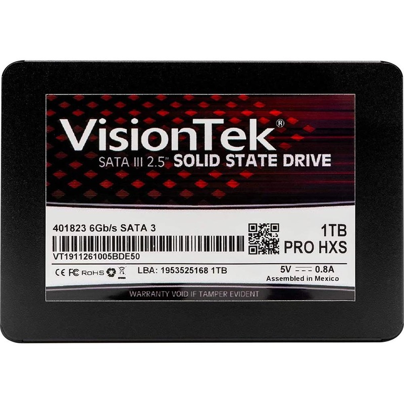Visiontek 1TB PRO HXS 7mm 2.5" SSD Internal Computer Memory and Storage - 901311
