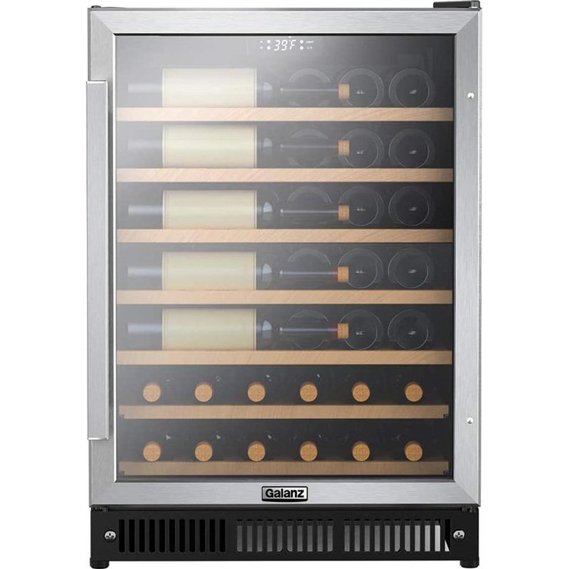 Galanz 5.7 Cu.Ft. Stainless Steel Built-In Wine Cooler - GLW57MS2B16