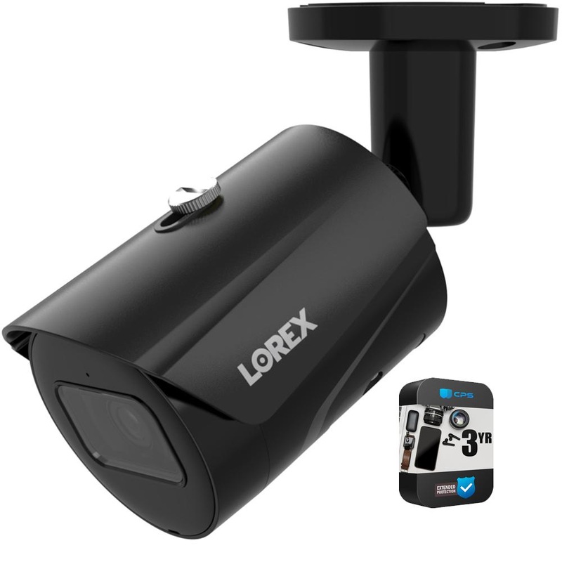Lorex 4K AI IP Wired Bullet Camera Black with 3 Year Warranty