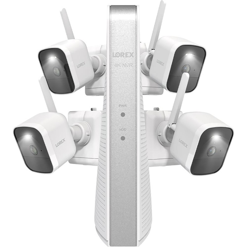 Lorex 4K NVR System with Battery-Operated Camera, White - Open Box