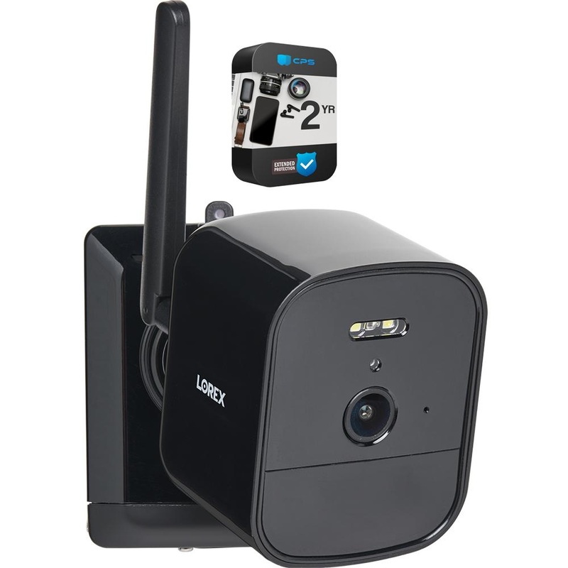Lorex 4K Spotlight Outdoor Battery Add-On Security Camera Black+2 Year Warranty