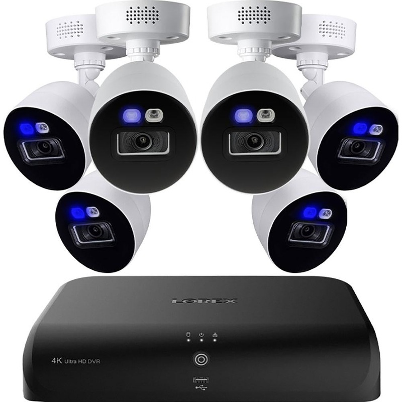 Lorex Fusion 4K 12 Channels (8 Wired and 4 Fusion Wi-Fi) 2TB Wired DVR System