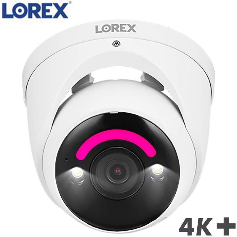 Lorex H30 4K+ 12MP IP Wired Dome Security Camera with Smart Lighting Refurbished
