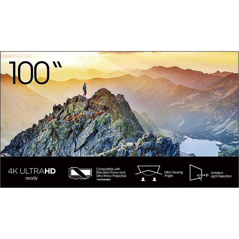 Hisense DLT100A 100" ALR Display Screen, 4K Ultra HD Ready, Ultra Viewing Angle