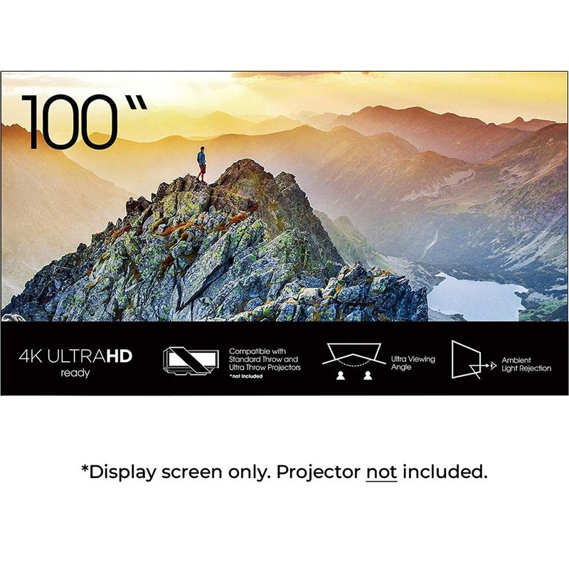Hisense DLT100A 100" ALR Screen, 4K Ultra HD Ready, Ultra Viewing Angle (Screen only)