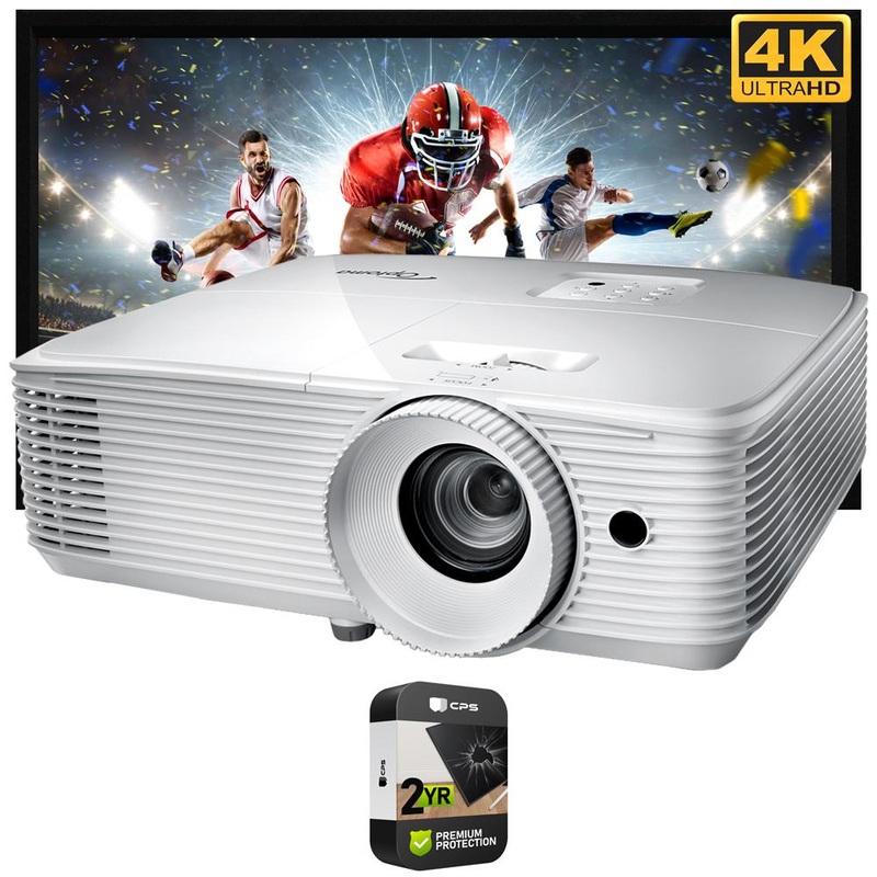 Optoma HD39HDRx HDR Gaming Home Theater Projector w/120" Screen +2 Year Warranty