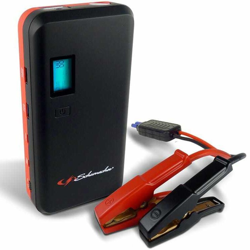 Schumacher Auto 12V 1000A Peak Lithium Portable Jump Starter & Power Bank - 800A
