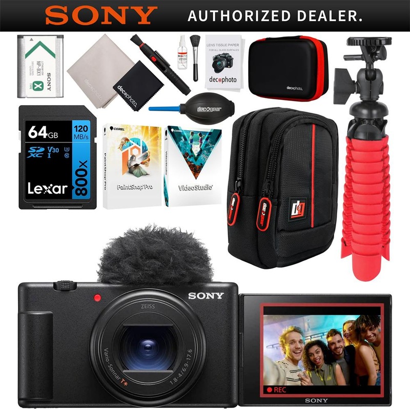 Sony ZV-1 II Vlog Camera with 4K Video for Content Creators Bundle Refurbished