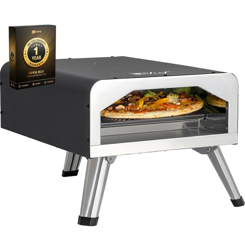 Deco Chef Electric Pizza Oven with 12" Stone & Grill Open Box + 1 Year Warranty