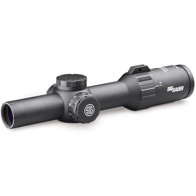Sig Sauer TANGO4 1-4x24mm Rifle Scope with 5.56/7.62 Horseshoe Dot Reticle