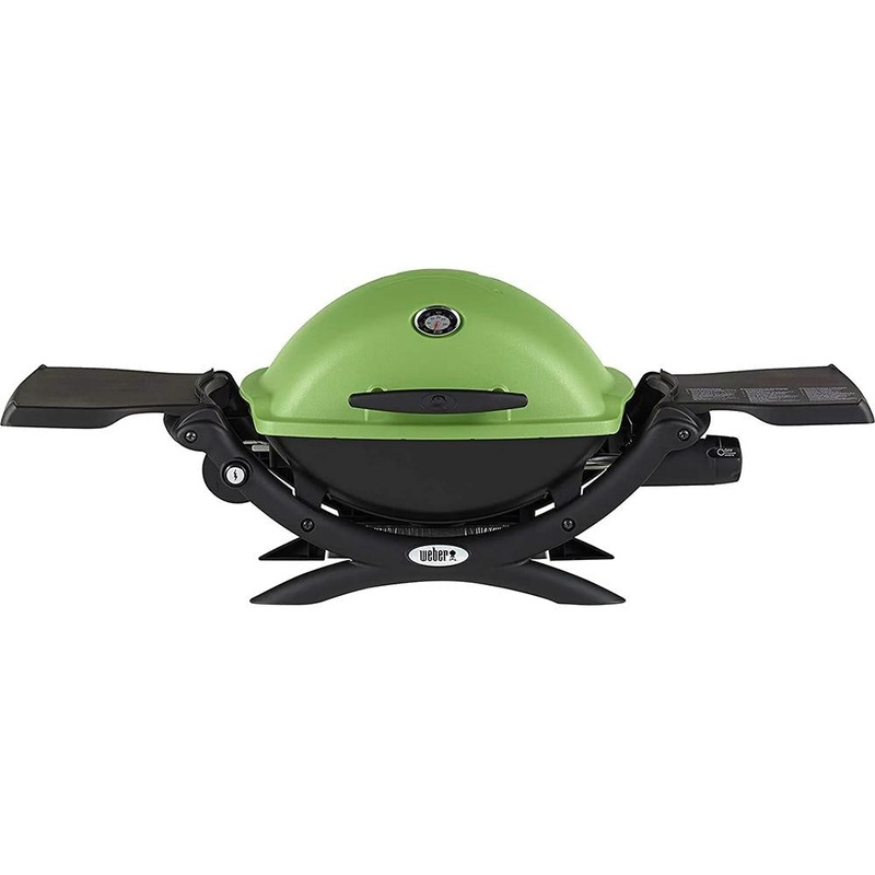 Weber Q1200 Liquid Propane Portable Grill 51070001- Green - Open Box