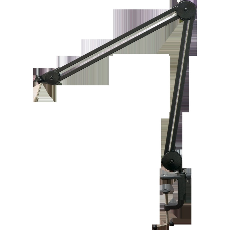 512 Audio Adjustable Microphone Boom Arm for Podcasting, Broadcasting, Streaming, and More