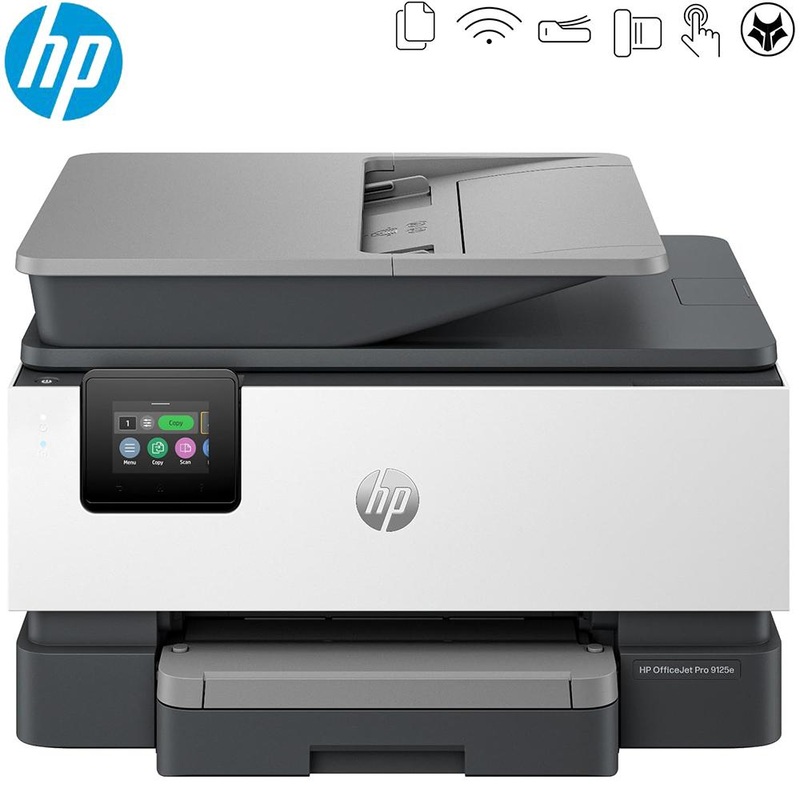 Hewlett Packard OfficeJet Pro 9125e All-in-One Color Printer, Scaner Refurbished