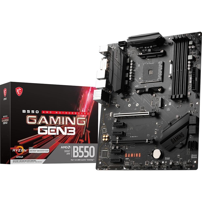 MSI B550 Gaming GEN3 (Socket AM4) AMD ATX Motherboard - 7B86-050R