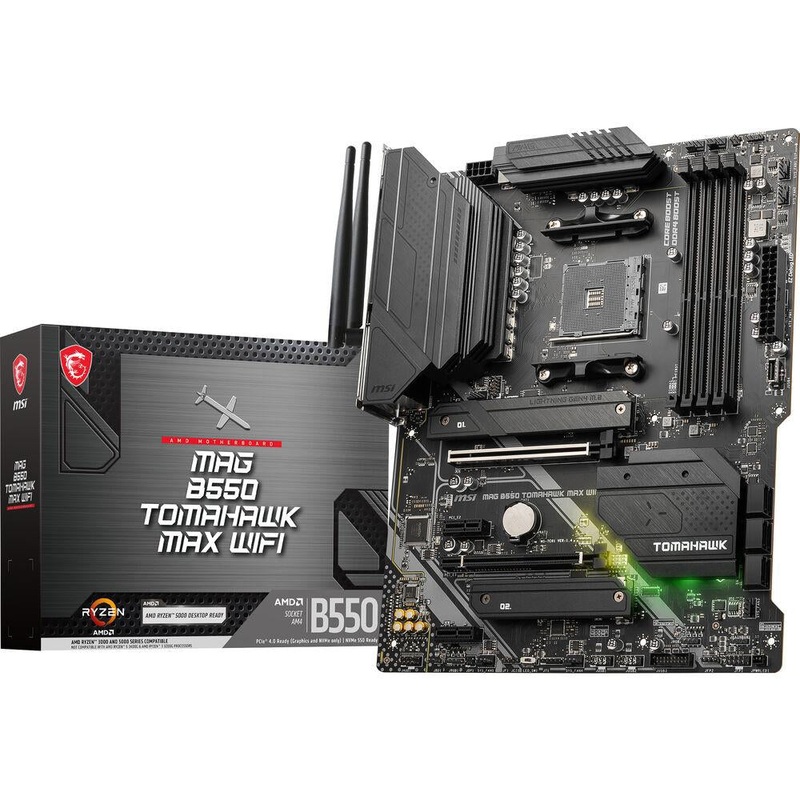 MSI MAG B550 Tomahawk MAX Wi-Fi Gaming Motherboard - B550TMHWKMWI