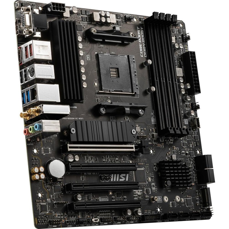 MSI PRO B550M-VC Wi-Fi ProSeries Motherboard - B550MPROVCWIFI