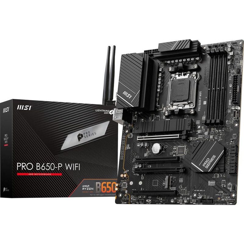 MSI PRO B650-P Wi-Fi ProSeries Motherboard - B650PWIFI