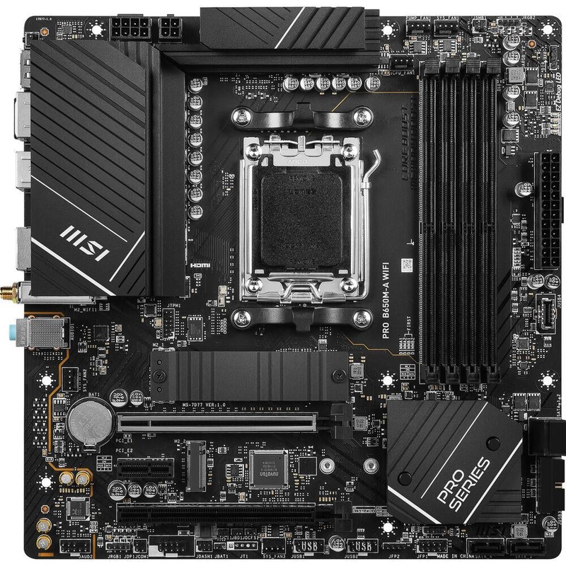 MSI PRO B650M-A Wi-Fi ProSeries Motherboard - B650MAWIFI