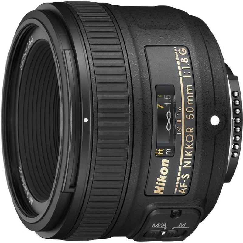 Nikon 50mm f/1.8G AF-S FX NIKKOR Lens for Nikon Digital SLR Cameras