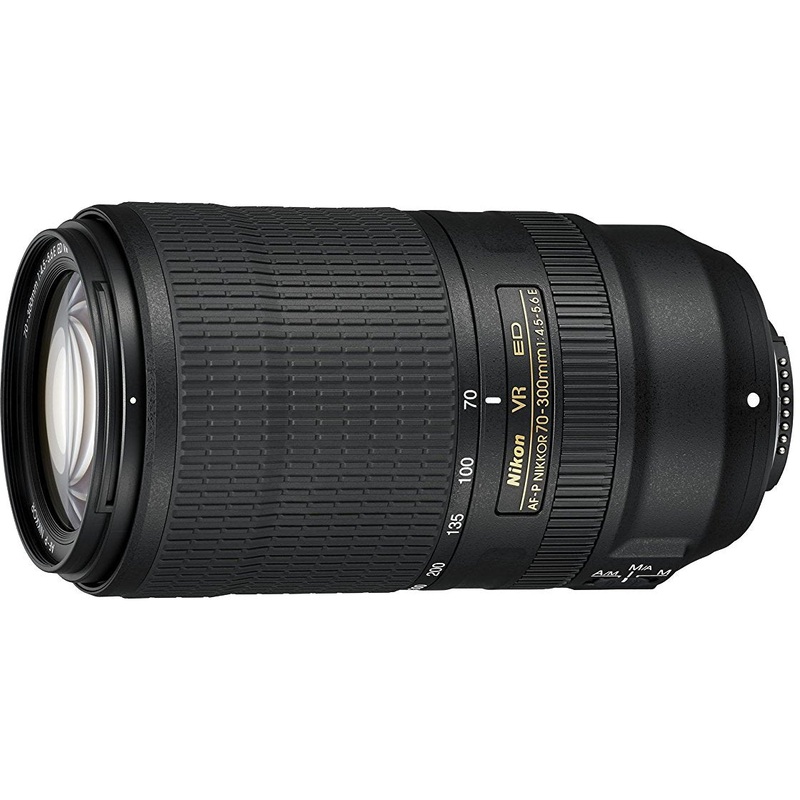 Nikon AF-P NIKKOR 70-300mm f/4.5-5.6E ED VR Lens Telephoto Zoom for DSLR Camera 20068
