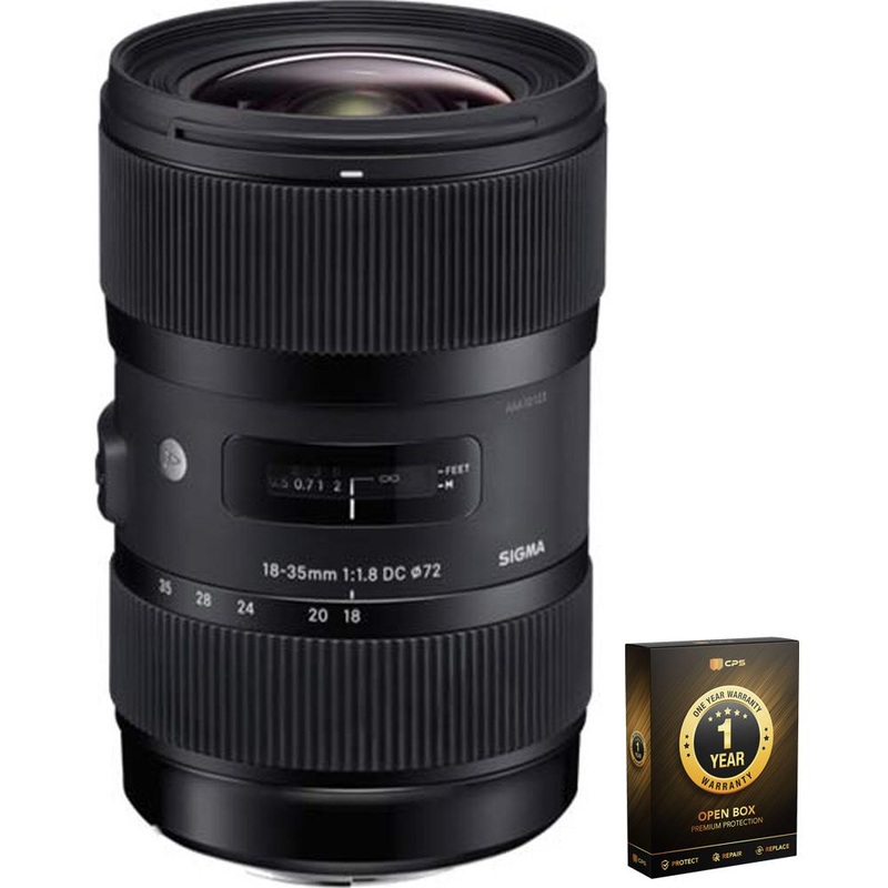 Sigma AF 18-35MM F/1.8 DC HSM Lens for Nikon (Open Box) w/ 1 Yr Extended Warranty
