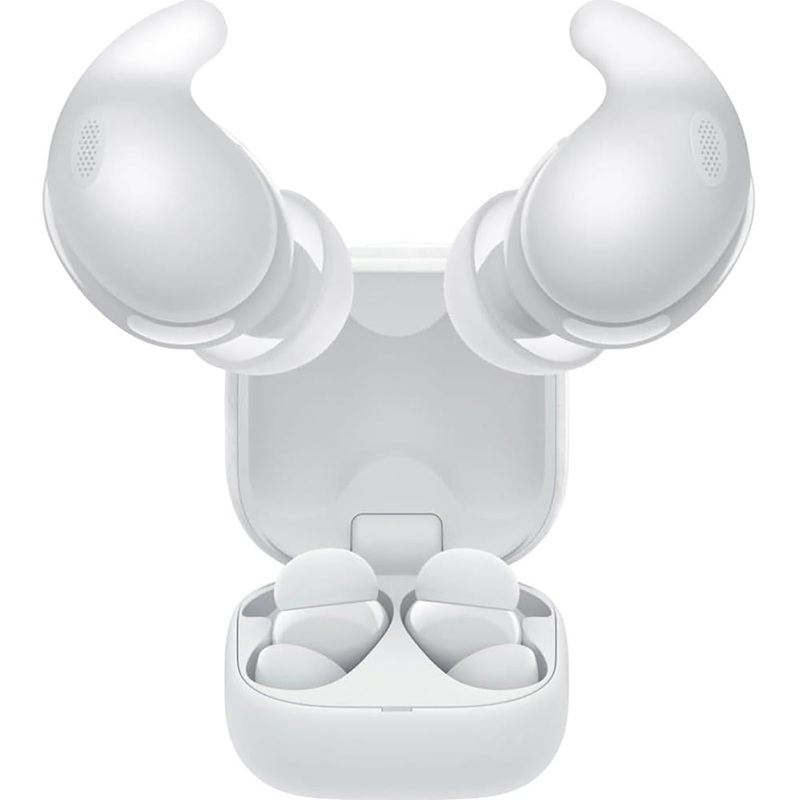 Sony LinkBuds Fit Truly Wireless Noise Canceling Earbud Headphones - White - Open Box