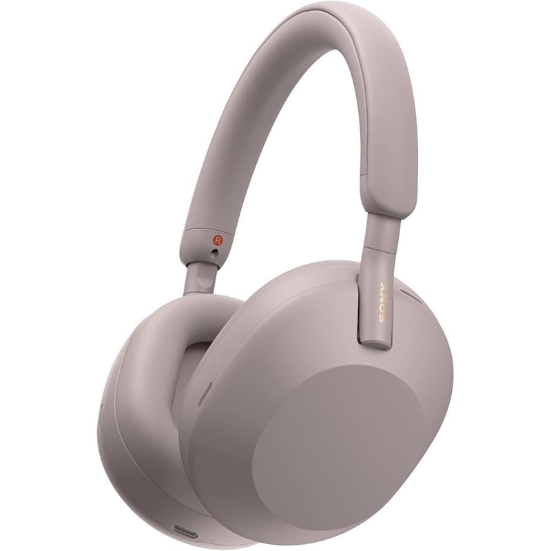 Sony WH-1000XM5 Wireless Industry Leading Noise Canceling Headphones, Smoky Pink