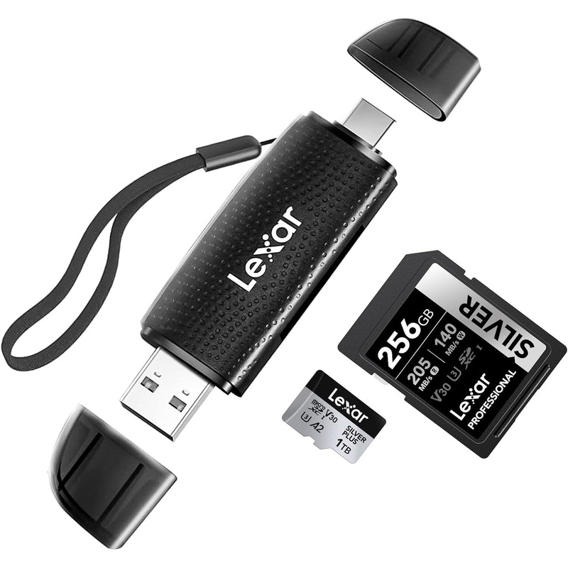 Lexar Dual-Slot USB-A/C Card Reader (LRW310X-BNBNG)