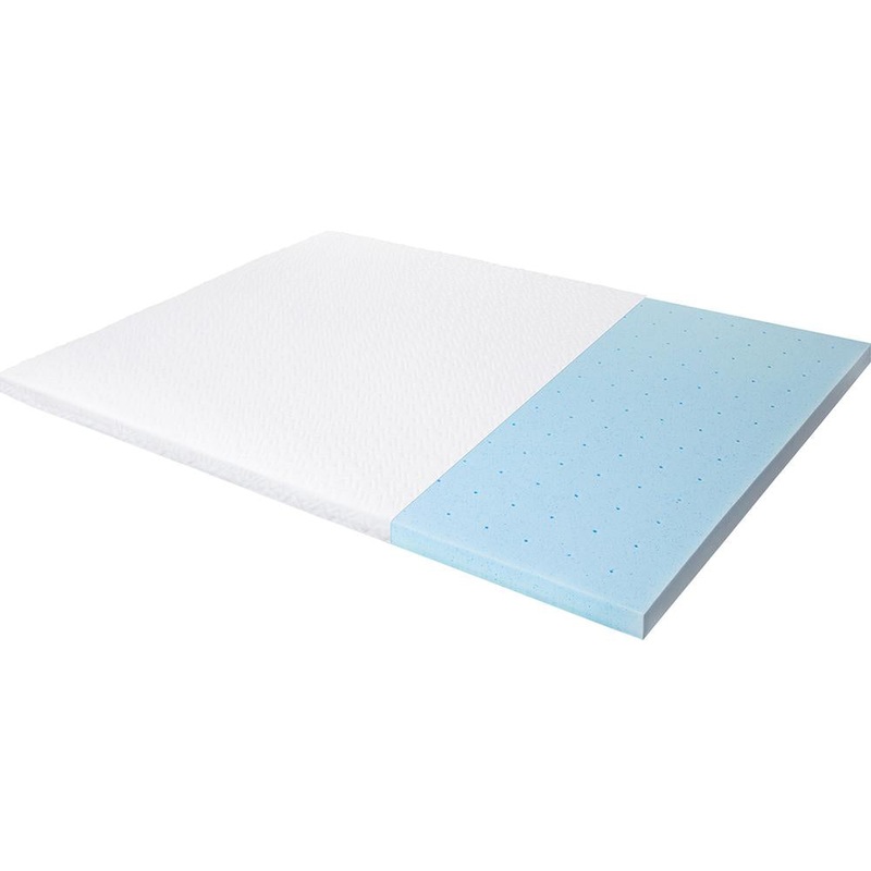 Malouf Isolus 2.5 Inch Gel Memory Foam Mattress Topper Queen - Open Box