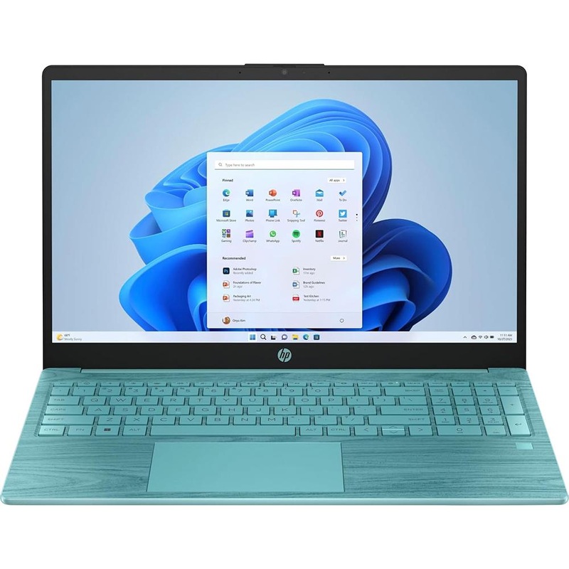 HP 15-fd0610ds 15.6" Intel i5-1335U 8GB/1TB Laptop, Teal - Refurbished