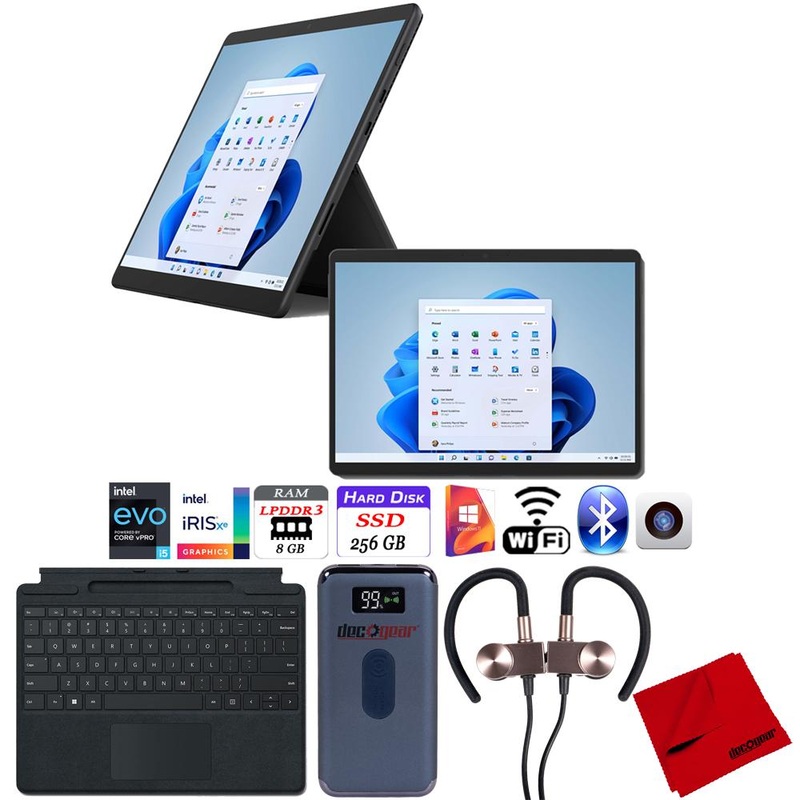 Microsoft Surface Pro 8 13" Touch Intel i5-1135G7 16GB/256GB + Type Cover Keyboard Bundle