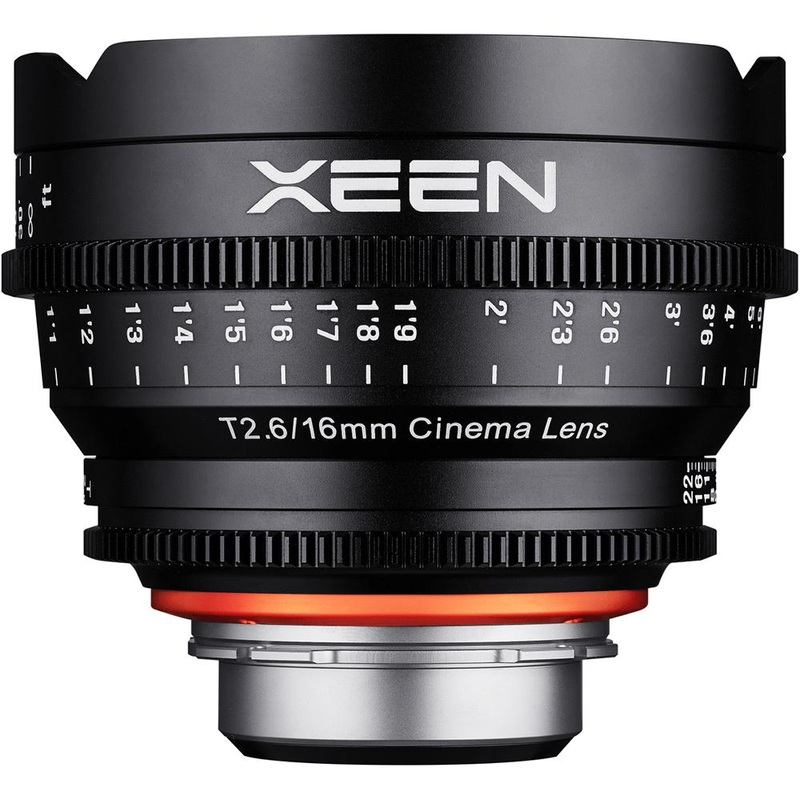 Rokinon Xeen 16mm T2.6 Ultra Wide Angle XEEN Pro Cinema Lens Canon EF - Renewed