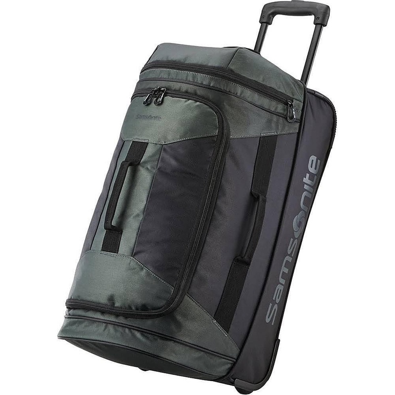 Samsonite Andante 2 32" Wheeled Rolling Duffel Bag, Moss Green/Black (117226-C065)